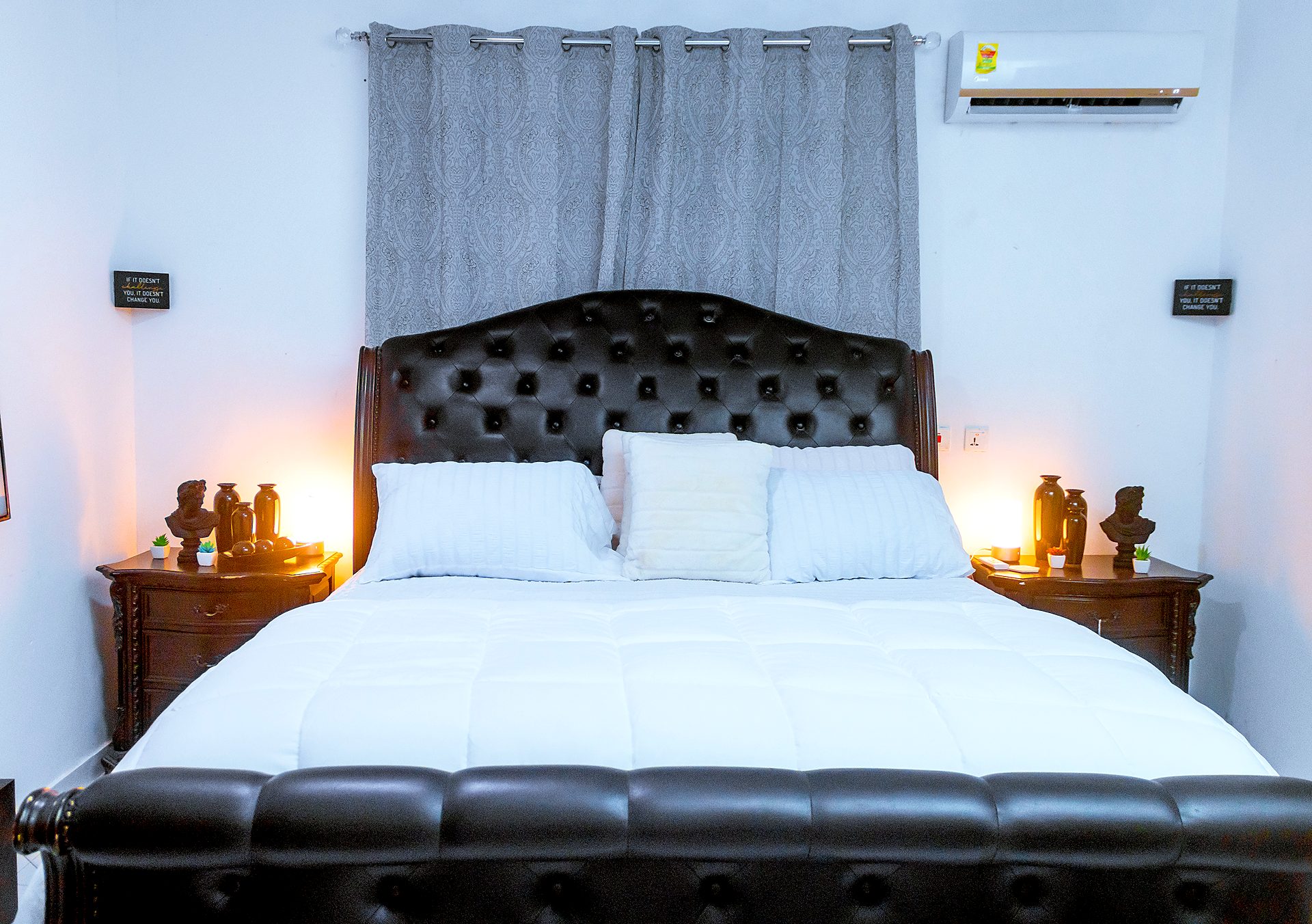 Inside the beachfront Presidential Suite at Venice View Beach Resort